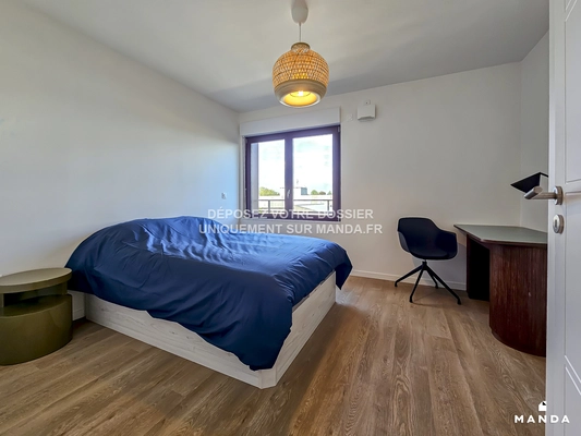 Chambre dans 5 pièces meublé 33 Rue Volta, Saint-Denis - 2e étage - 11m²