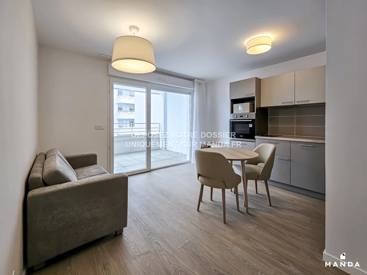 2 pièces meublé 6 Rue Camille Claudel, Bezons - 2e étage - 38m²