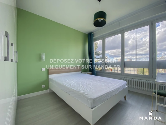 Chambre dans 4 pièces meublé 48 Rue Henri Cretté, Chevilly-Larue - 5e étage - 11m²