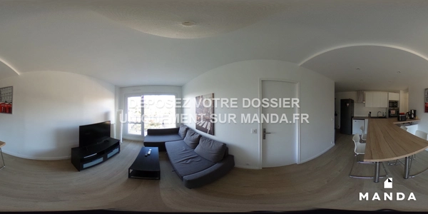 Chambre dans 5 pièces meublé 2 Rue De La Justice Turquoise, Cergy - 2e étage - 11m²