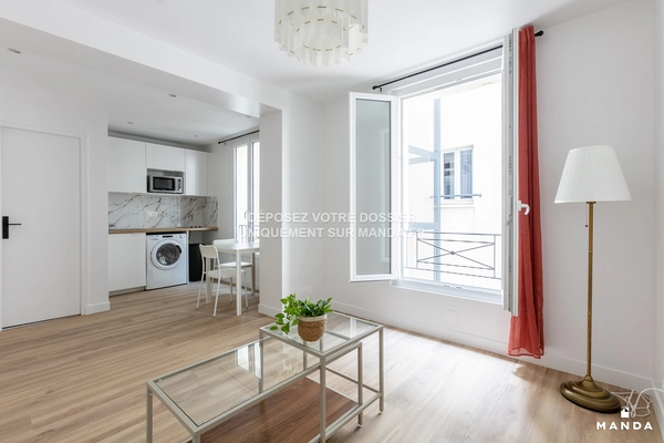 Studio meublé 46 Rue de Lévis, Paris - 2e étage - 22m²