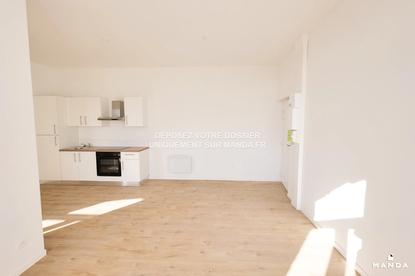 2 pièces non meublé 103 - 41 Rue De L'ouest, Roubaix - 1e étage - 40m²