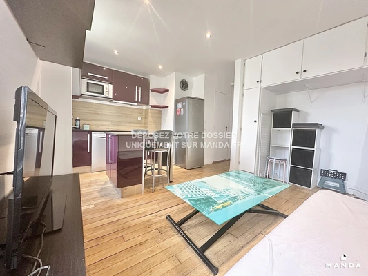 Studio meublé 95 Rue De Fontenay, Vincennes - 4e étage - 28m² - Lot n°10