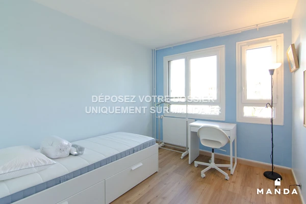 Chambre dans 5 pièces meublé 2 Chemin Henri Matisse, Sartrouville - 4e étage - 11m²
