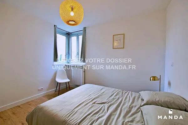 Chambre dans 5 pièces meublé 17 Rue Mathis, Paris - 1e étage - 10m²