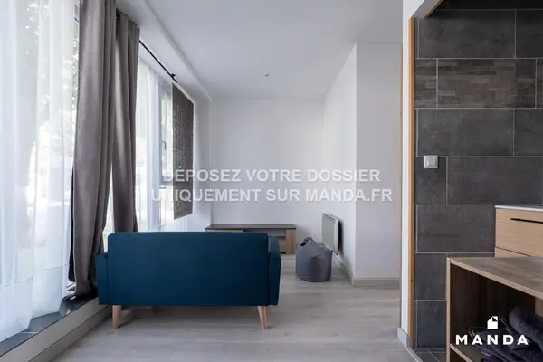 Chambre dans 4 pièces meublé 37 Boulevard D'alsace Lorraine, Pau - RDC - 16m²