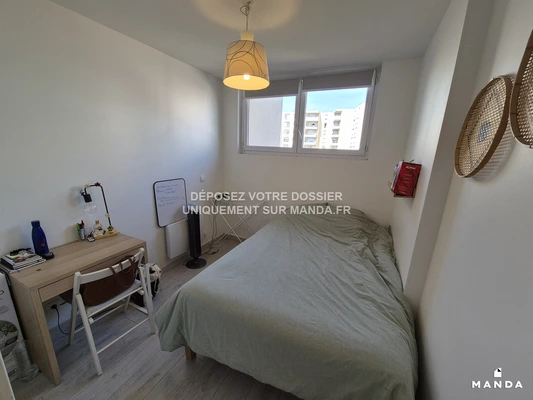 Chambre dans 3 pièces meublé 142 Rue De Gerland, Lyon - 3e étage - 9m²