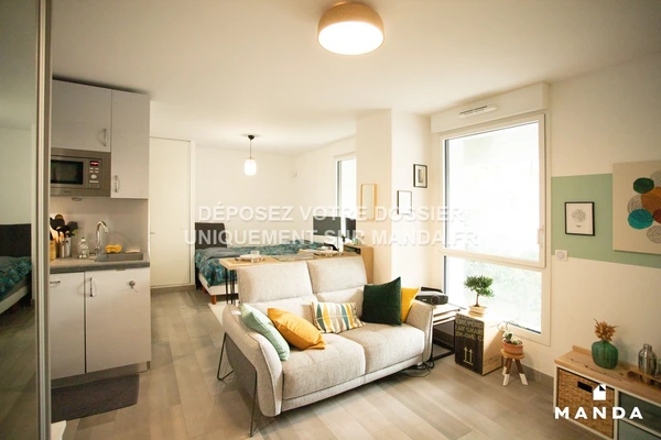 Studio meublé 5 Avenue De La Porte De Plaisance, Paris - 1e étage - 30m² - Lot n°83