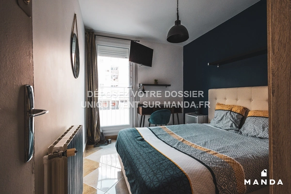 Chambre dans 4 pièces meublé 949 Avenue du Professeur Louis Ravas, Montpellier - 1e étage - 10m²