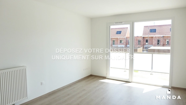 2 pièces non meublé 88 Rue de Lille, Marquette-lez-Lille - 1e étage - 43m² - Lot n°101