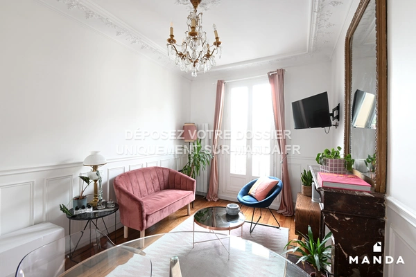 2 pièces meublé 62 Rue Danton, Levallois-Perret - 5e étage - 38m²