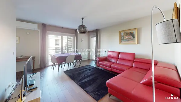 3 pièces meublé 33 Rue Marceau, Grenoble - 4e étage - 58m² - Lot n°542