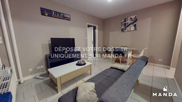 2 pièces meublé 13 Avenue Foch, Nancy - 3e étage - 34m²