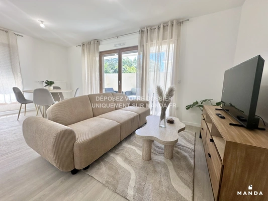 2 pièces meublé 241 Route De Corbeil, Sainte-Geneviève-des-Bois - RDC - 44m²