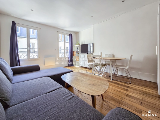 2 pièces meublé 44 Rue Du Commerce, Paris - 4e étage - 38m²