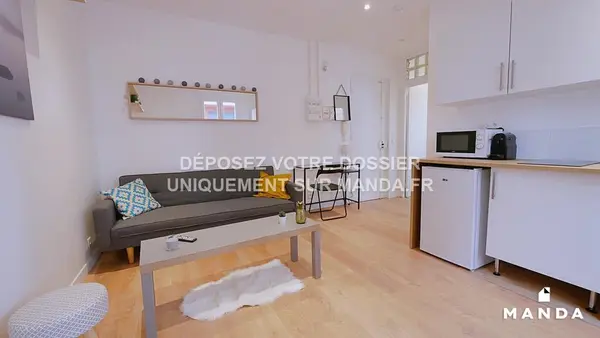 Studio meublé 35 Avenue le Mignon, Bois-Colombes - 1e étage - 28m²