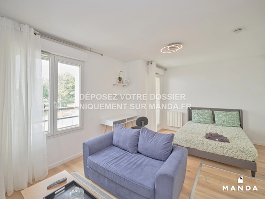 Studio meublé 33 Avenue De L'europe, Colombes - 1e étage - 28m²