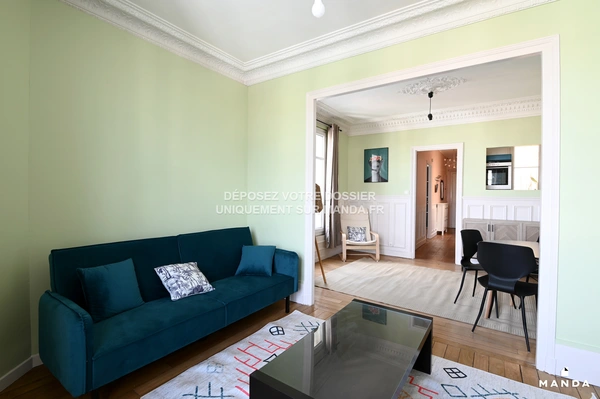 2 pièces meublé 13 Avenue De L'agent Sarre, Colombes - 5e étage - 47m²