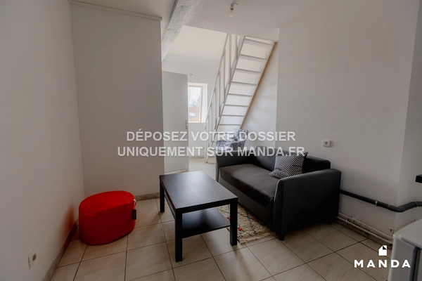 Studio meublé 138 Rue Du Collège, Roubaix - 3e étage - 14m² - Lot n°9