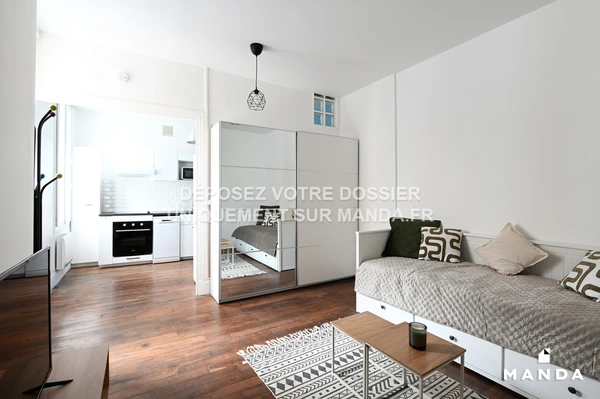 Studio meublé 80 bis Rue Perronet, Neuilly-sur-Seine - 1e étage - 25m²