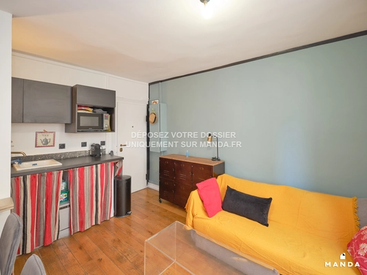 Studio non meublé 17 Rue Jean Et Marie Moinon, Paris - 1e étage - 24m²