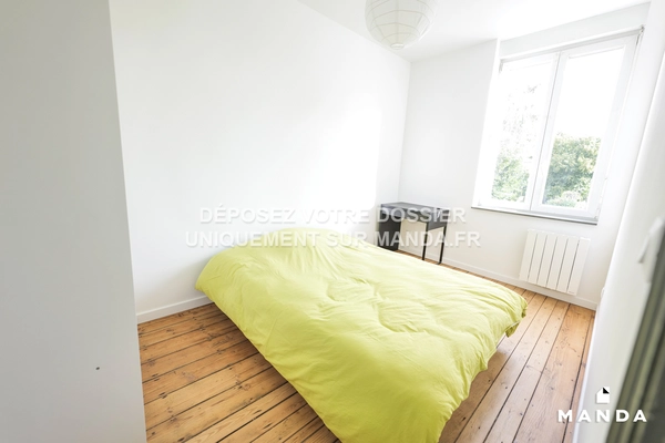 Chambre dans 5 pièces meublé 55 Rue Des Écoles, Lille - 1e étage - 9m²