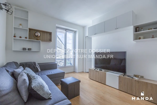2 pièces meublé 10 Rue Victor Basch, Vincennes - 3e étage - 30m²