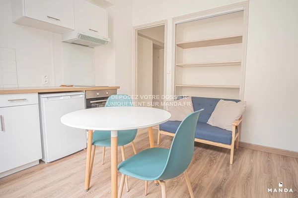 2 pièces meublé 1 Rue Marteau, Reims - 1e étage - 26m² - Lot n°3