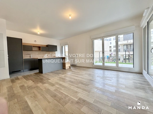 2 pièces non meublé 2 Avenue Jacques Chirac, Antony - RDC - 50m² - Lot n°1