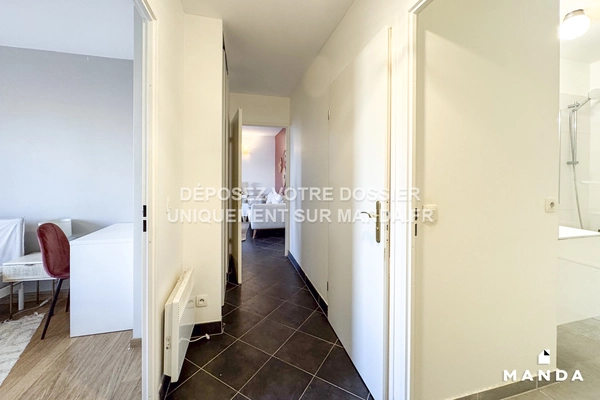 Chambre dans 5 pièces meublé 1 Rue de la Destinée, Cergy - 5e étage - 10m²