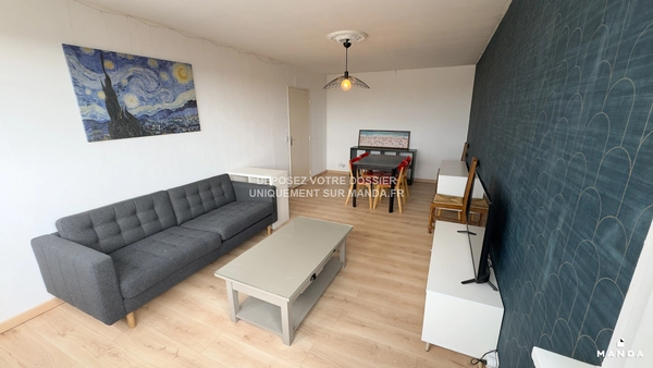2 pièces meublé 11 Rue des Gantois, La Madeleine - 6e étage - 53m²