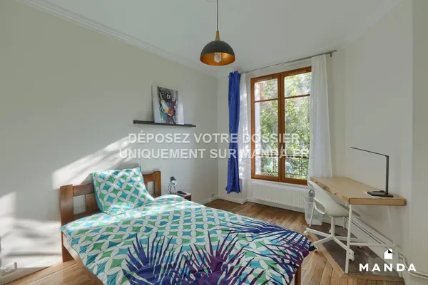 Chambre dans 5 pièces meublé 55 Avenue Danielle Casanova, Vitry-sur-Seine - 3e étage - 12m²