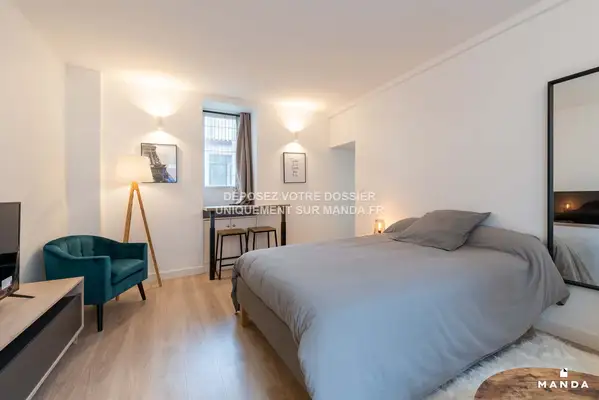 Studio meublé 3 Rue Lavigne, Pau - RDC - 24m² - Lot n°2