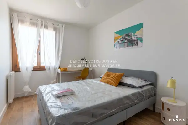 Chambre dans 4 pièces meublé 115 Rue Bonnat, Toulouse - 11e étage - 70m²
