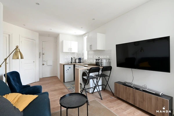 2 pièces meublé 128 Avenue de la République, Courbevoie - 2e étage - 33m² - Lot n°81