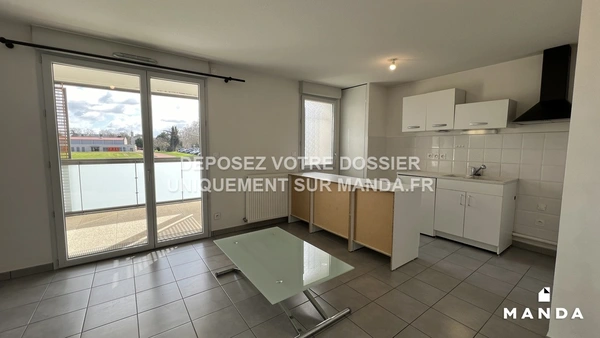 2 pièces non meublé 35 Rue Henri Ebelot, Toulouse - 1e étage - 42m² - Lot n°1207