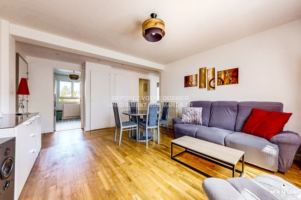 3 pièces meublé 27 Avenue Gros Malhon, Rennes - RDC - 55m² - Lot n°26