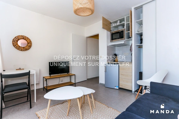 Studio meublé 7 Rue des Amaryllis, Montpellier - 1e étage - 18m²