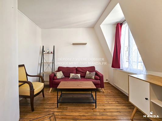 2 pièces meublé 5 Rue Raspail, Bois-Colombes - 5e étage - 38m²