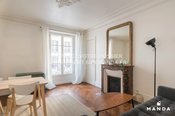 3 pièces meublé 15 Rue Affre, Paris - 1e étage - 54m² - Lot n°4