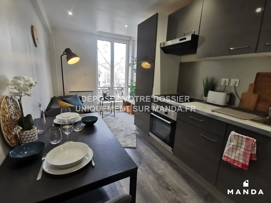 2 pièces meublé 14 Boulevard Jules Janin, Saint-Étienne - 2e étage - 27m² - Lot n°21