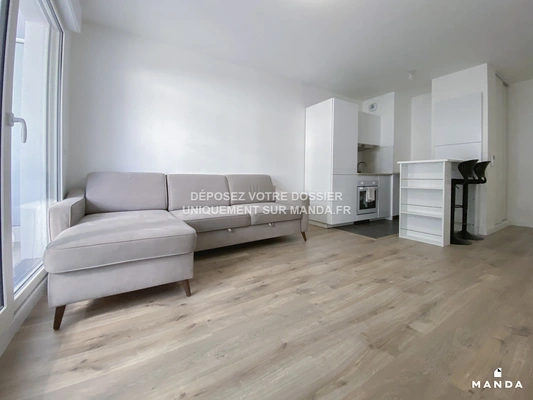2 pièces meublé 4 Rue Henri Bergson, Asnières-sur-Seine - 2e étage - 39m²