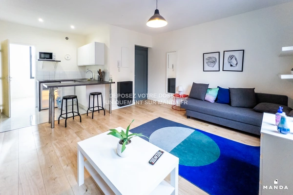 Studio meublé 21 Rue Louis Bergot, Lille - 2e étage - 28m² - Lot n°3