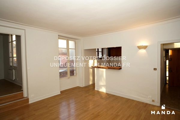 2 pièces non meublé 10 Rue Gabriel Péri, Clamart - 2e étage - 39m²