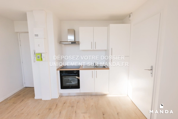Studio non meublé 41 Rue de l'Ouest, Roubaix - 2e étage - 16m²