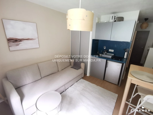 Studio meublé 155 bis Grande Rue Saint Clair, Caluire-et-Cuire - RDC - 20m²