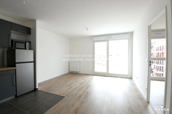 2 pièces non meublé 2 Rue Henri Bergson, Asnières-sur-Seine - 7e étage - 41m² - Lot n°722