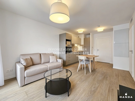 2 pièces meublé 6 Rue Camille Claudel, Bezons - 2e étage - 39m²