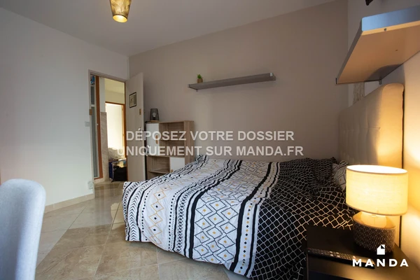 Chambre dans 4 pièces meublé 949 Avenue du Professeur Louis Ravas, Montpellier - 1e étage - 10m²