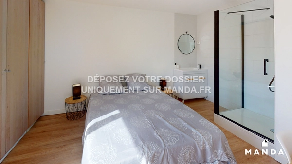 Chambre dans 5 pièces meublé 79 Boulevard du Tertre, Nantes - 3e étage - 12m²